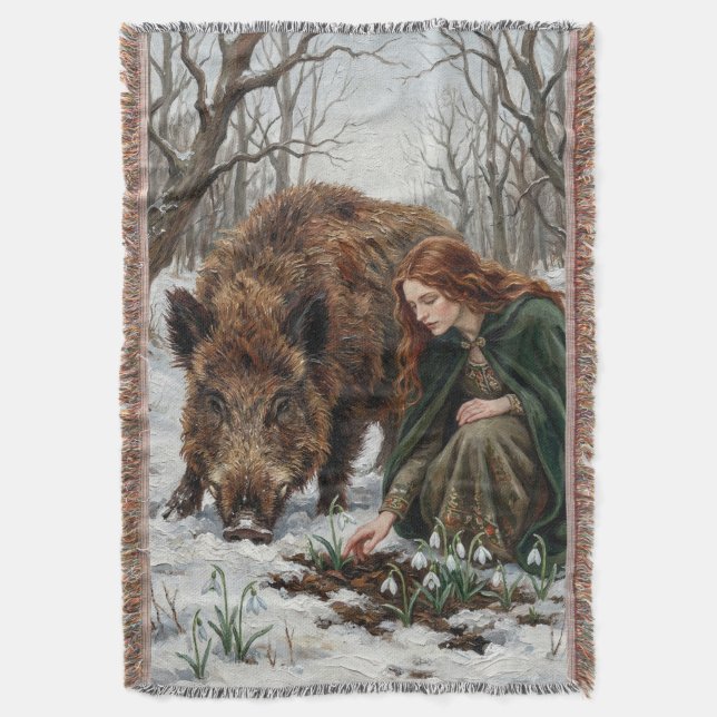 Couverture Celtic Goddess & Wild Boar (devant Vertical)