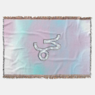 Couverture Cépricorne Zodiac signe sur Mère de Pearl Nacre