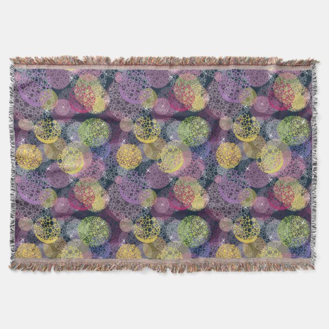 Couverture Cercle mignon abstrait de point de polka (Devant)