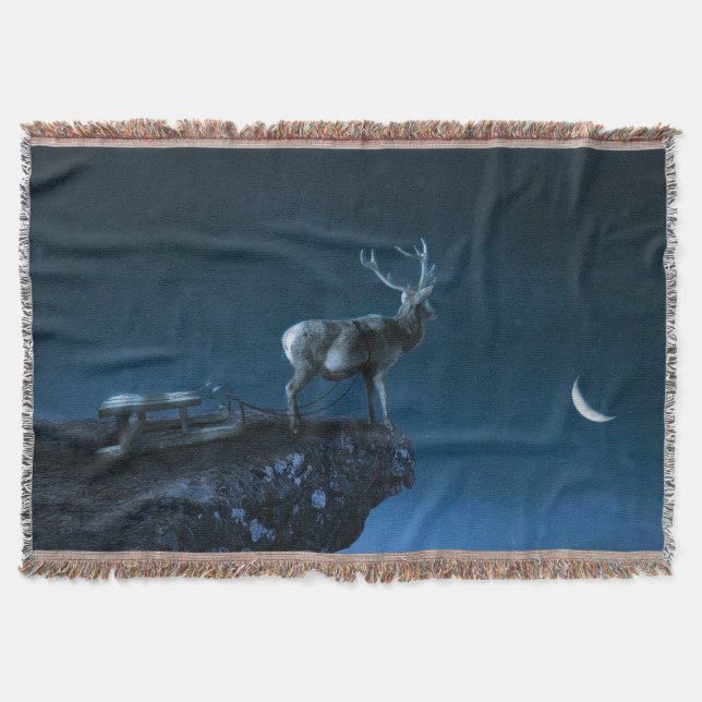 Couverture cerf au clair de lune (Devant)