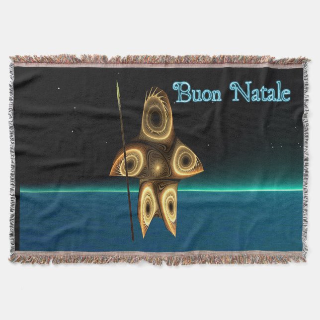 Couverture Chasseur inuit fractal - Buon Natale (Devant)