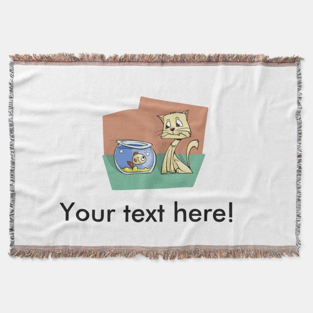 Couverture Chat et cuvette de poisson (Devant)