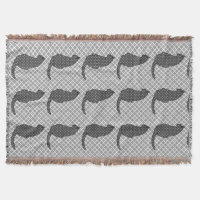 Chat japonais - copie noire et blanche de kimono