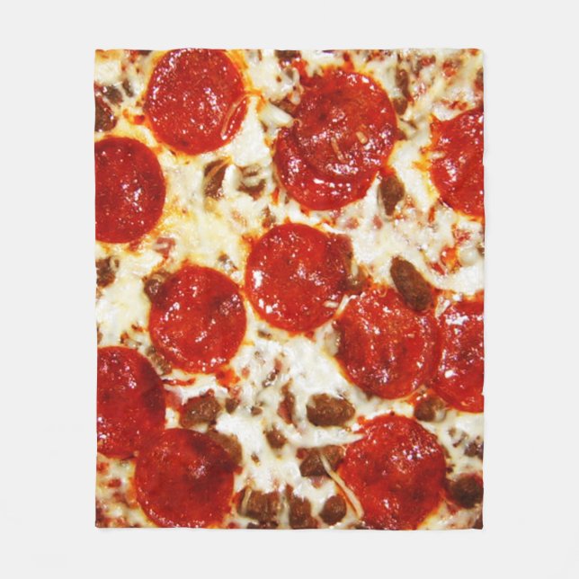 Couverture chaude de Meme de pizza (Devant)