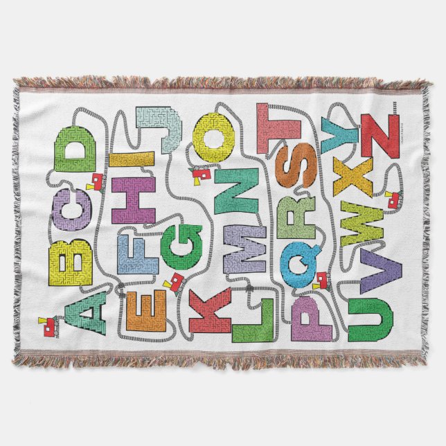 Couverture Chemin de fer Alphabet Maze Puzzles (Devant)