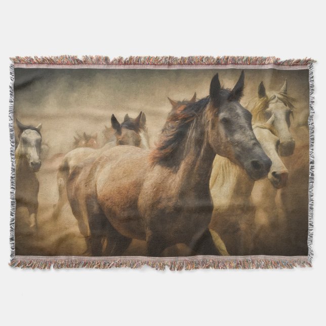 Couverture Chevaux du quartier américain courant ensemble (Devant)