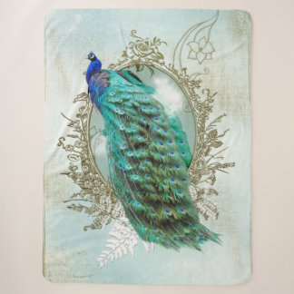 Couverture chic minable de Sherpa de turquoise de