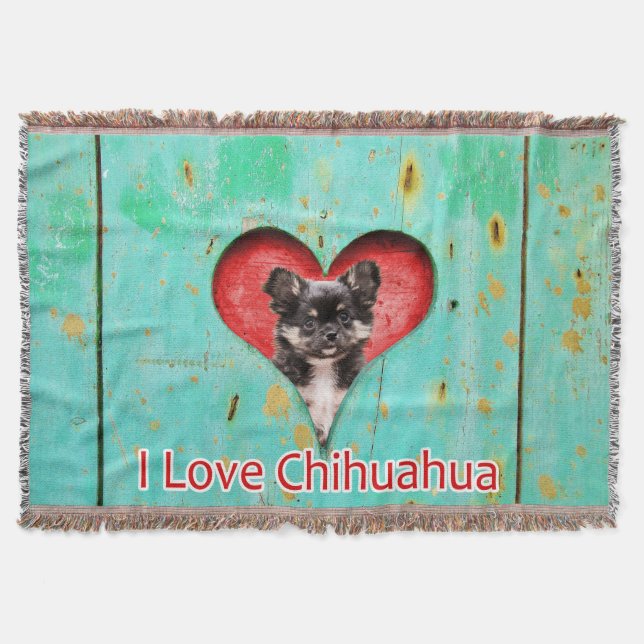 Couverture Chihuahua Chien Chien Chien Chien Love Blanket (Devant)