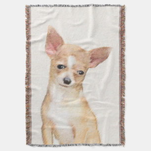 Couverture Chihuahua Peinture - Cute Original Chien Art