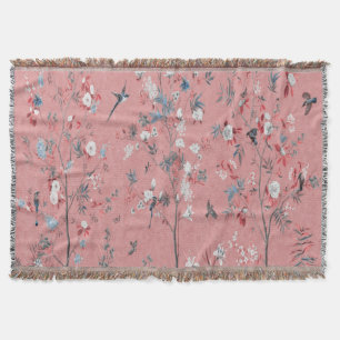 Couverture Chinoiserie rose