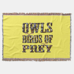 Couverture Chouettes Oiseaux De Prey,