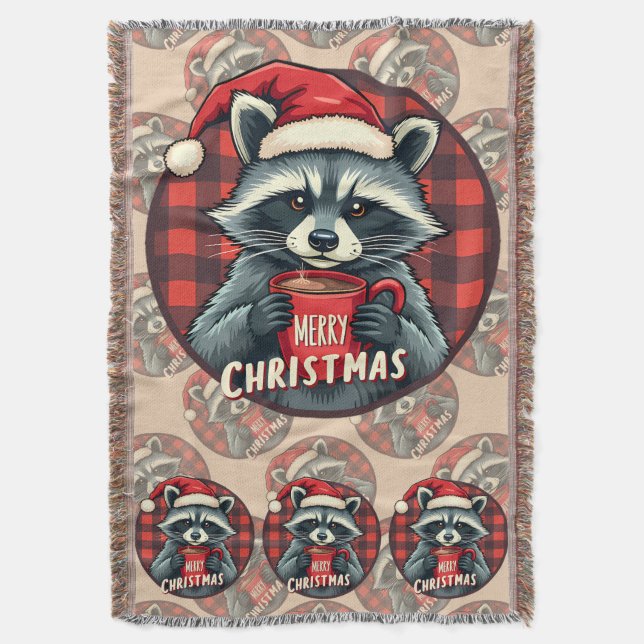 Couverture Christmas Raccoon Cocoa Cheer (devant Vertical)