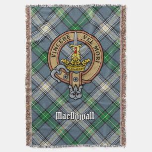 Couverture Cimier du clan MacDowall sur tartan