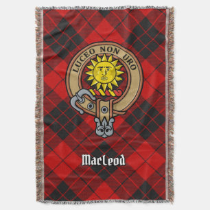 Couverture Cimier du clan MacLeod de Raasay sur tartan