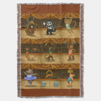 Couverture Circus acts Throw Blanket