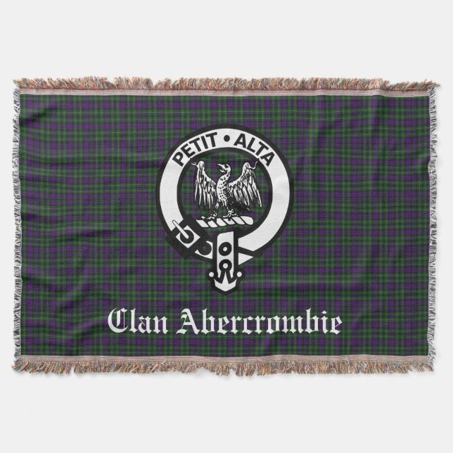 Couverture Clan Abercrombie Crest Badge & Tartan (Devant)