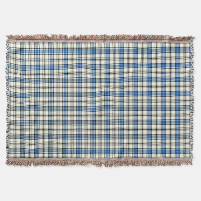 Couverture Clan bleu et blanc Hannay Scottish Plaid (Devant)