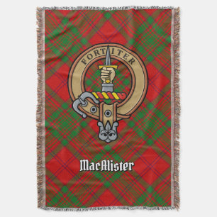 Couverture Clan MacAlister de Glenbarr Crête sur Tartan