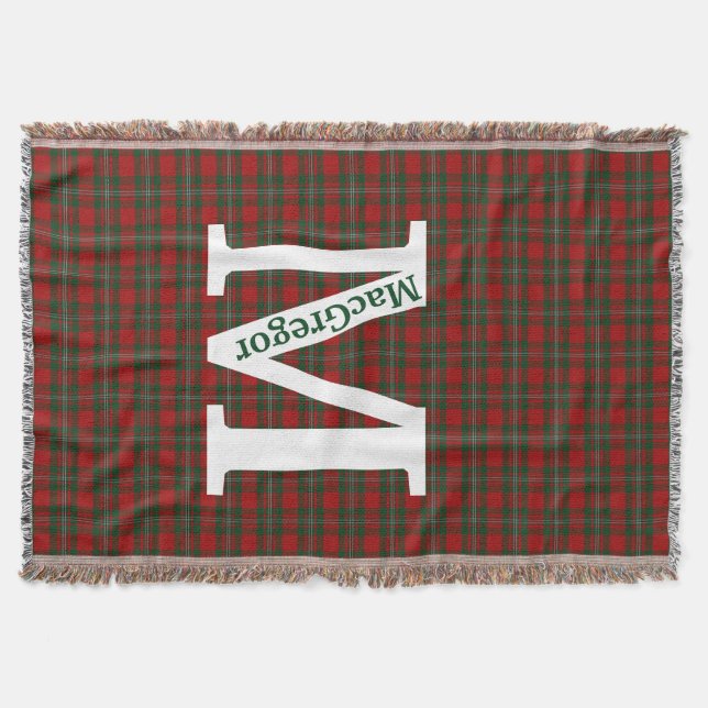 Couverture Clan MacGregor Tartan Plaid personnalisé (Devant)