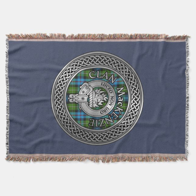 Couverture Clan MacKenzie Crest & Tartan Knot (Devant)