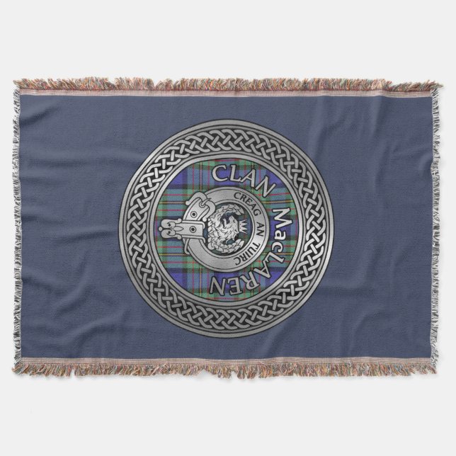 Couverture Clan MacLaren Crest & Tartan Knot (Devant)
