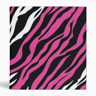 Couverture Classeur Zebra - Rose et Blanc