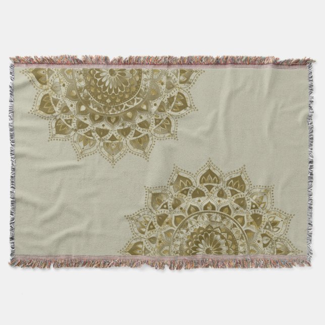 Couverture Classique Mandala Inde Style 4 (Devant)