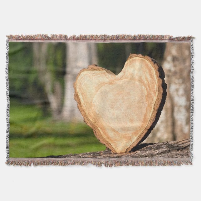 Couverture coeur en bois (Devant)