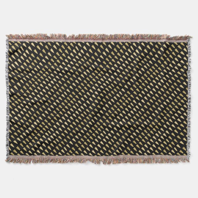 Couverture Coeurs noir et or (Devant)