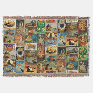 Couverture Collage de cartes vintage d'Halloween