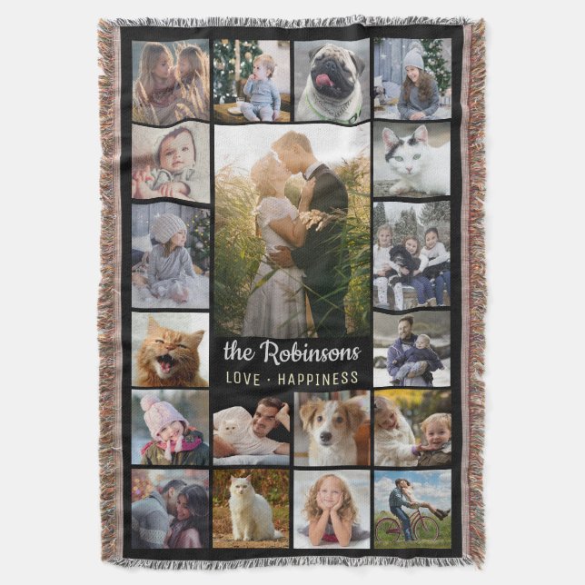 Couverture Collage de photo de famille 15 images + Facile (devant Vertical)