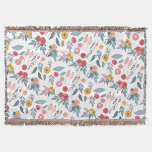 Couverture Coloré Moderne Joli Modèle Floral