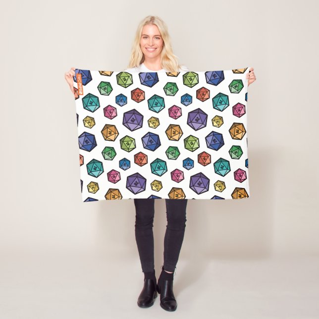 Couverture colorée du motif D20 (En situation)