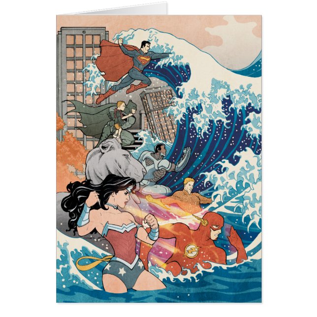 Couverture comique de la Ligue de Justice #15 Vari (Devant)