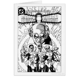 Couverture comique de trois lanternes vertes,