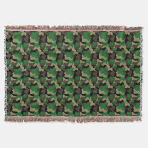 Couverture Conception de camouflage de l'armée Tons de terre 