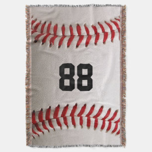 Couverture Conception de joueur de baseball avec numéro de ma