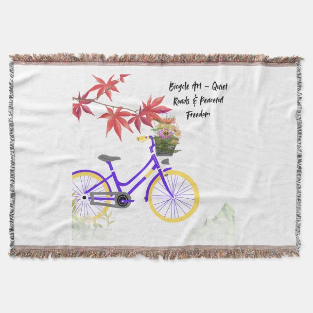 Couverture Conception de motivation de bicyclette florale (Devant)
