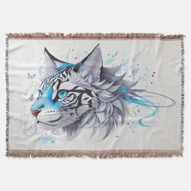 Couverture conception gribouillante d'un tigre (Devant)