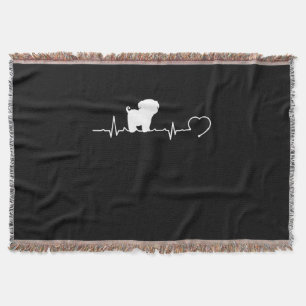 Couverture Cool Carlin Chien race Heartbeat Chiot