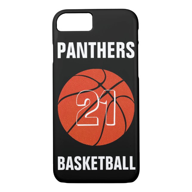 Couverture coque iphone de basket-ball couleur per (Dos)