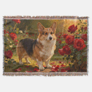 Couverture Corgi dans les Roses V