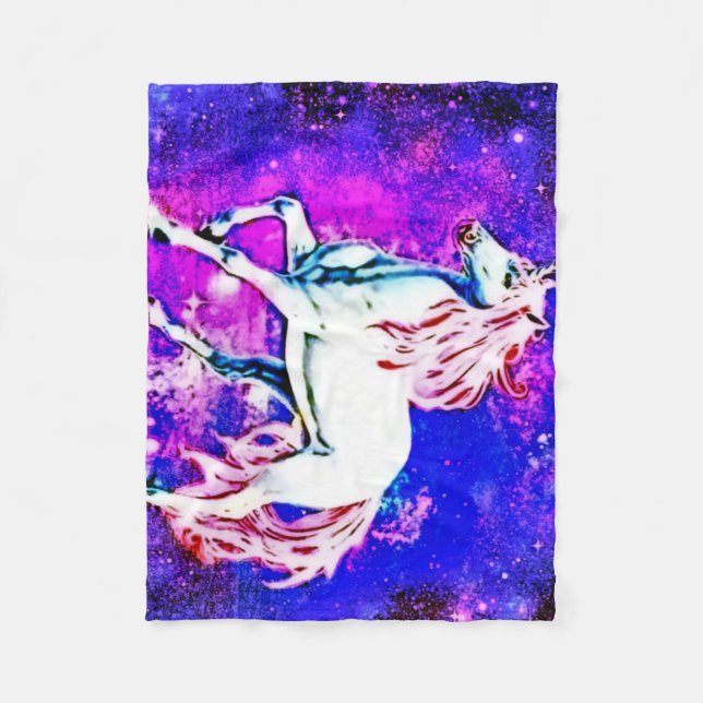 Couverture cosmique d'ouatine de licorne (Devant)