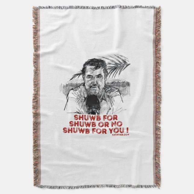 Couverture Cotton Throw "Shuwb 4 Shuwb" (devant Vertical)