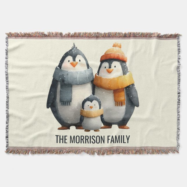 Couverture Cozy Winter Penguin Family (Devant)