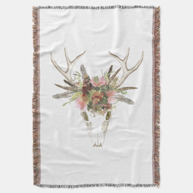 Couverture Crâne et fleurs de cerfs (devant Vertical)