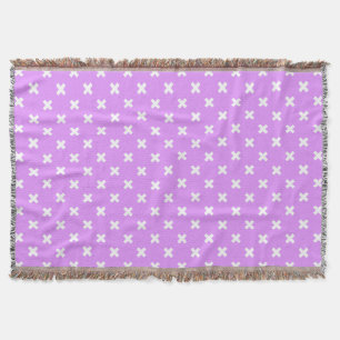 Couverture Croix blanches sur lilas