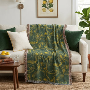 Couverture Croquis de citron jaune sur fond vert foncé