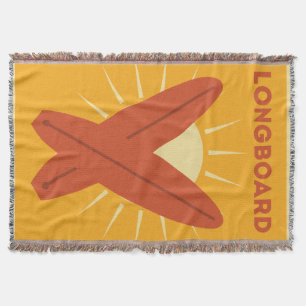 Couverture Cru hawaïen de planche de surf de Longboard rétr