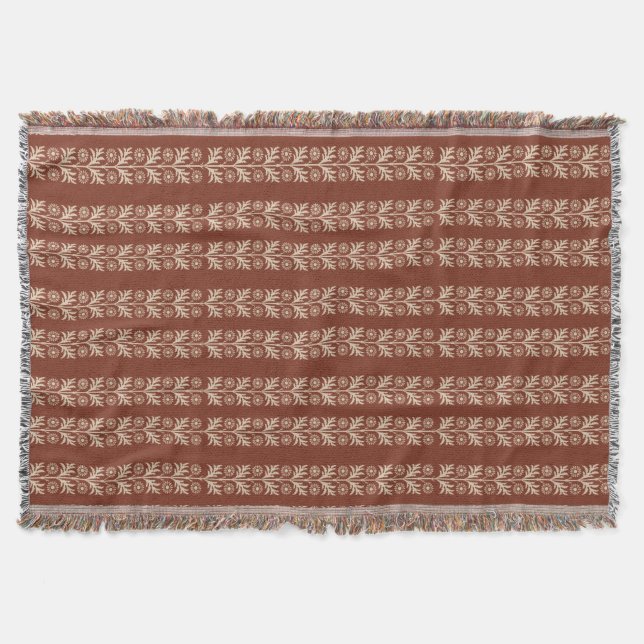 Couverture Cuivre Rouge Arts et artisanat Flore (Devant)